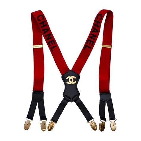 fake chanel suspenders|chanel dupe leather.